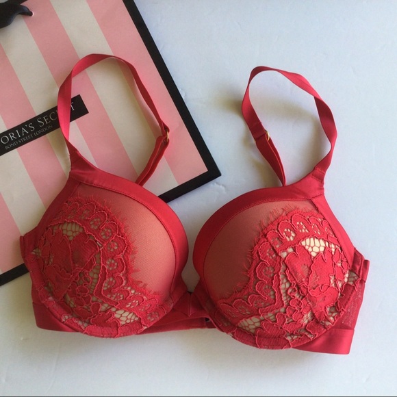 VICTORIAS SECRET VERY SEXY PUSH UP BRA RED… - Picture 2 of 15